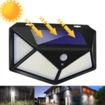 1/2/4Pcs ARILUX 180LED Outdoor Solar Powered Wall Lamps PIR Motion Sensor Garden Security Solar Lights Waterproof