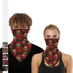 Digital Printed Polyester Breathable Face Cover Windproof Sun UV Protection Neck Gaiter Dustproof Headscarf for Fishing