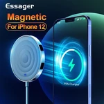 Essager 15W QI Magnetic Wireless Charger Fast Charging Pad for iPhone 12 Series for iPhone 12/ 12 Mini/ 12 Pro Max for S