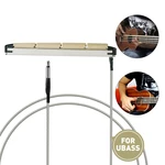 NAOMI 10PCS Bass Ukelele Piezo W/ Braided Wire Cable ABS Pickup Rod For 4 Strings Ubass Guitar Diy Use