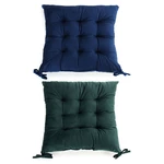 40*40cm Soft Square Chair Seat Pad Filled Ties Handmade Cushion Decorseat for Kitchen Chairs Home Sofa Cushion