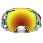 Eddie Fox Ski Goggles Double Permanent Anti-Gog Lens Motorcycle Wind Snow Glasses