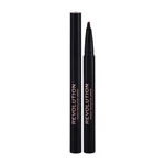 Makeup Revolution London Bushy Brow Pen 0,5 ml ceruzka na obočie pre ženy Dark Brown