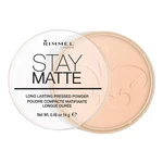 Rimmel London Stay Matte 14 g pudr pro ženy 006 Warm Beige