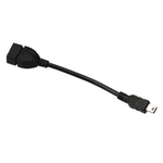 Mini 5 pin Male to USB 2.0 Type A Female Jack OTG Host Adapter Short Cable
