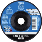 PFERD 62210626 E 100-6 SG STEEL/16,0 brúsny kotúč lomený  100 mm 16 mm 10 ks