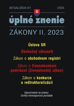 Aktualizácia II/1 2023 – Obchodný zákonník a obchodný register