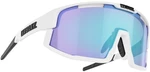 Bliz Vision 52001-03 Matt White/Smoke w Blue Multi plus Spare Jawbone Black Kerékpáros szemüveg