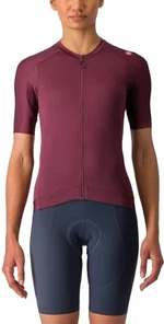 Castelli Espresso W Jersey Deep Bordeaux/Deep Bordeaux L Maillot de ciclismo