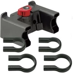 KLICKfix Handlebar Adapter Universal with Lock Black/Red