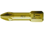 Wera 056925 Bit PZ 3 – 855/1 TH. Šroubovací bit 1/4 Hex, 25 mm pro křížové šrouby Pozidriv
