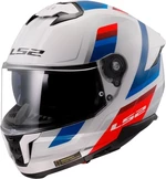 LS2 FF808 Stream II Vintage White/Blue/Red 2XL Casco