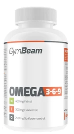 GymBeam Omega 3-6-9 bez príchute 240 kapsúl