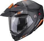 Scorpion ADX-2 CAMINO Matt Black/Silver/Orange XL Helm