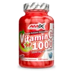 AMIX Vitamin C 1000 mg s extraktem z šípků 100 kapslí