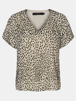 VERO MODA Penny Beige Patterned Blouse