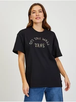 Černé dámské oversize tričko VANS - Dámské