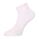 White unisex socks - 2 pairs ALPINE PRO 2ULIANO
