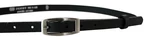 Penny Belts Dámský kožený opasek 15-2-63 black 100 cm