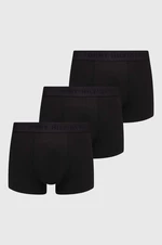 Boxerky Tommy Hilfiger 3-pack pánské, černá barva, UM0UM02760