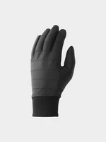 Unisex pleteninové rukavice Touch Screen - čierne