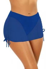 Self Skirt2 D99 13 modré Plážové kalhotky M modrá