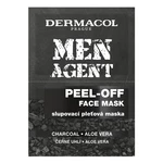 Dermacol Slupovací pleťová maska Men Agent (Peel-Off Face Mask) 2 x 7,5 ml