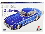 Skill 3 Model Kit Mercedes Benz 300 SL Gullwing 1/24 Scale Model by Italeri