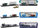 Auto Haulers Set of 3 Trucks Release 63 Limited Edition to 8400 pieces Worldwide 1/64 Diecast Models by M2 Machines