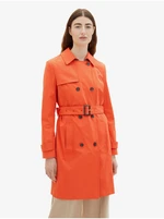 Orange women's trench coat Tom Tailor - Women