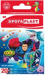 SPOFAPLAST Spofaplast 118 Dětské náplasti - chlapecký motiv 20 ks