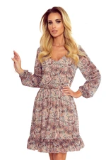 Airy dress with Numoco neckline