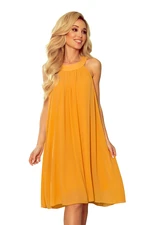 Chiffon dress with tie Numoco