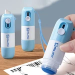 Thermal Paper Correction Fluid With Unboxing Knife Confidential Seal Correction Device Portable Courier Invoice Alter Tool