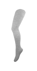 Dětské bavlněné punčocháče, šedý melírek, vel. 80-86 (12-18m)