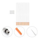 1 Set/Total 10pcs 02mm Nozzles + Needles for Airbrush (Random Color)