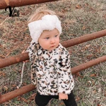 Yundfly New Autumn Winter Keep Warm Children Headband Baby Girls Knot Headwraps Ear Protect Newborn Toddler Headwear Gifts