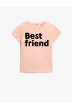 Koton Printed Short Sleeve T-Shirt Cotton