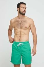 Plavkové šortky Lyle & Scott zelená farba