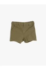 Koton Shorts - Green - Normal Waist