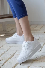 İnan Ayakkabı Women's White Sneakers Sneakers