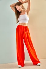 Bianco Lucci Women's Airobin Elastic Waist Trousers 15160