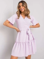 Light purple dress with tie