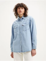 Levi&#39;s Světle modrá dámská džínová košile Levi's® Dorsey Western - Dámské