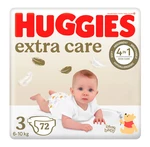 Huggies Extra Care 3 6–10 kg dětské pleny 72 ks