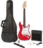 Encore E60 Blaster Pack Gloss red Gloss Red Finish Guitarra eléctrica