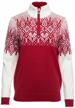 Dale of Norway Winterland Womens Merino Wool Sweater Raspberry/Off White/Red Rose S Svetr