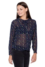 Katrus Woman's Shirt K135 Navy Blue