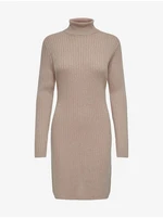 Beige women's sweater dress JDY Novalee - Women