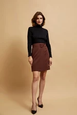 Skirt with belt